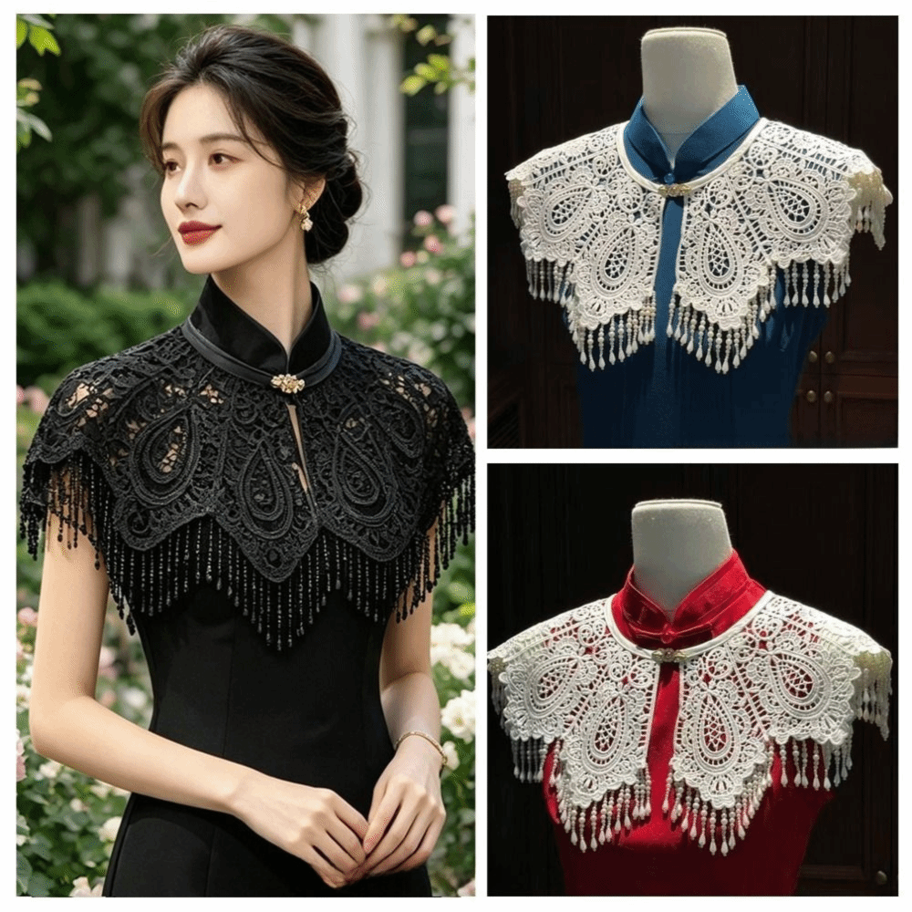 Stole Wedding Shawl - Polyester Cheongsam Shawl New Chinese Style