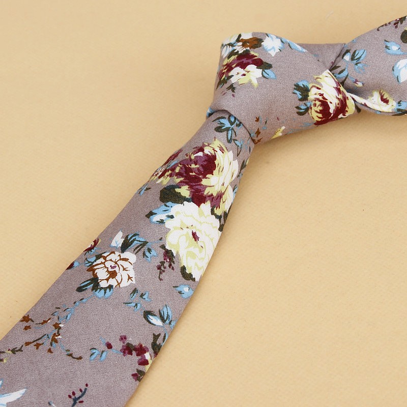 Brand New Floral Tie for Men's - Skinny Tie Men ulasan dan harga