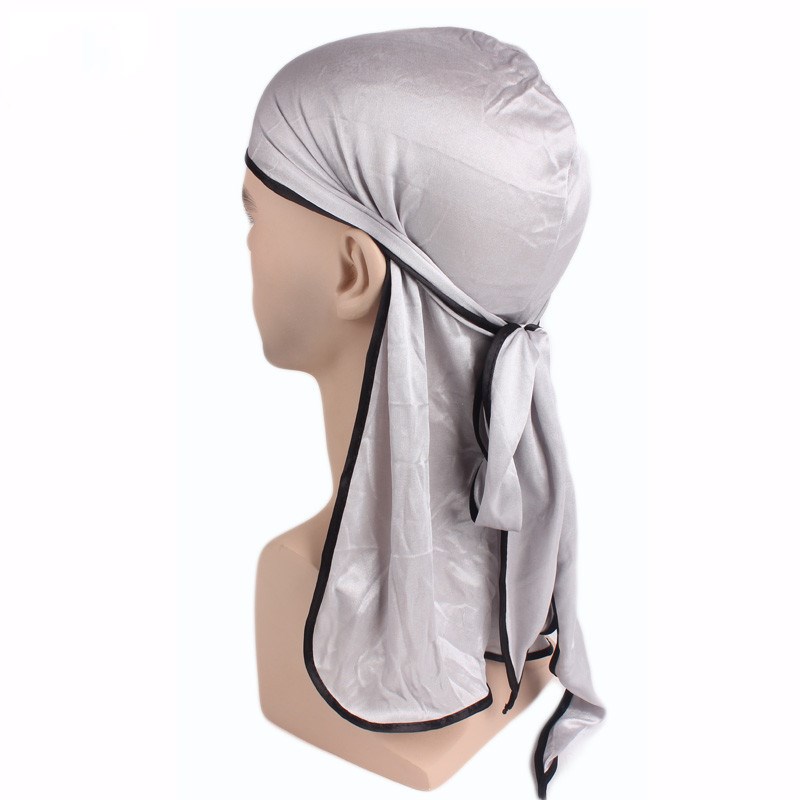 Breathable Men's Silky Satin K - Bandana Doo Rag ulasan dan harga
