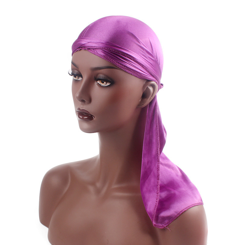 Satin Durag Women Men Headscar - Bandana Doo Rag ulasan dan harga