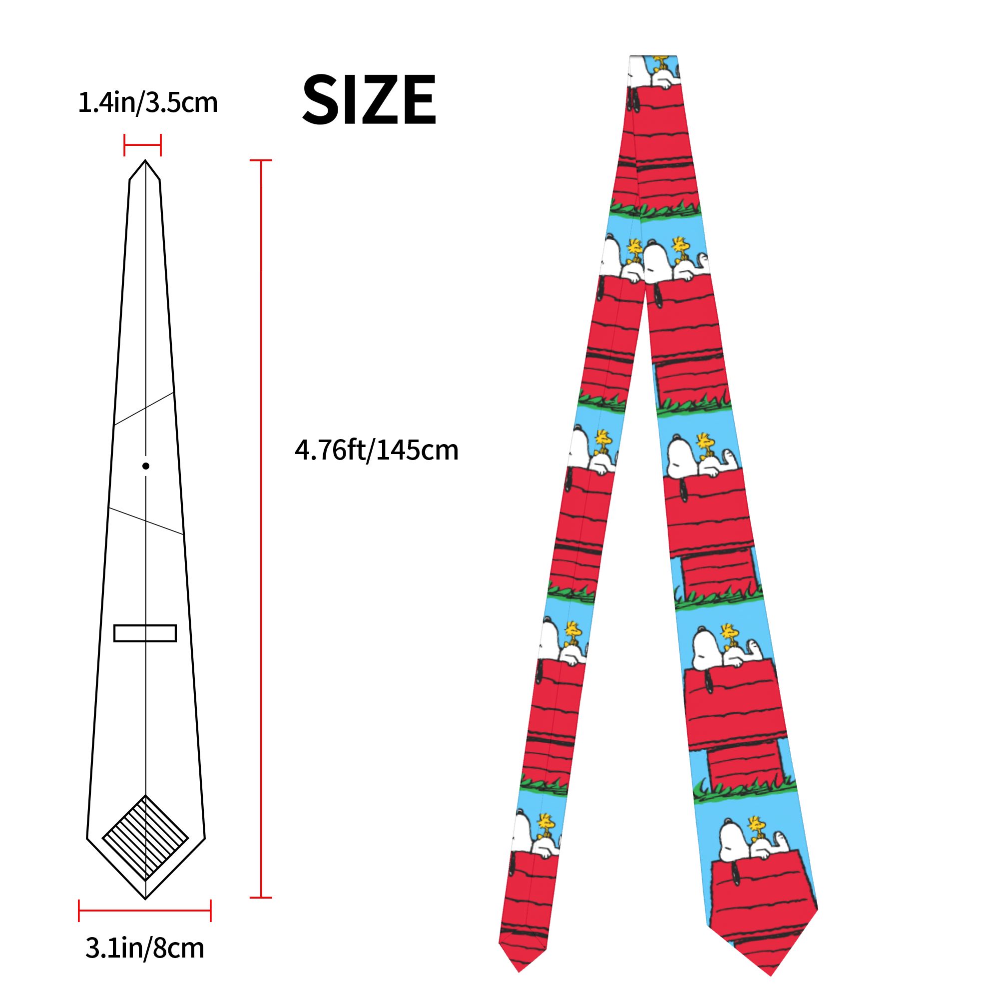 Neckties Snoopy Woodstock Dogh - Skinny Tie Men ulasan dan harga
