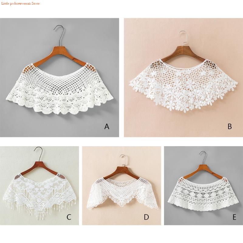 F92D Women Embroidery Floral L - Stole Wedding Shawl ulasan dan harga